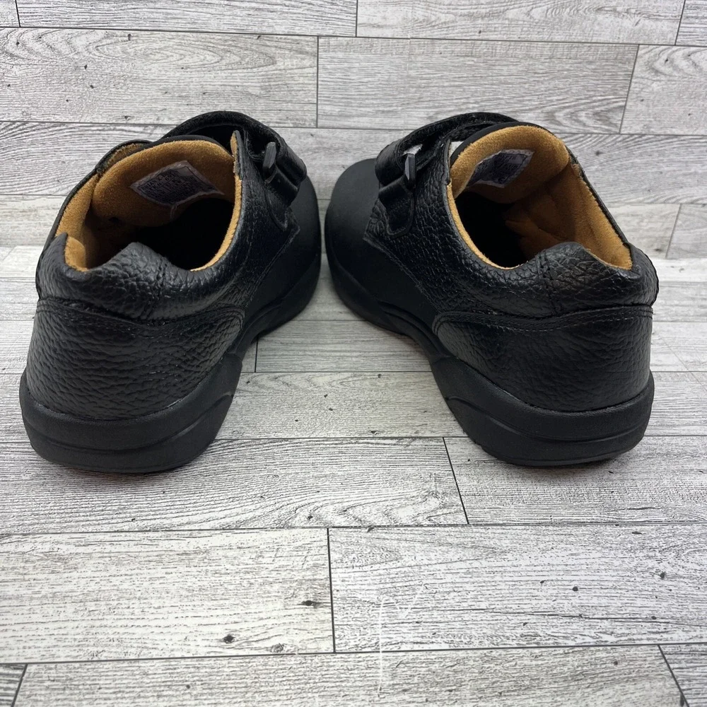 Dr Comfort Brian X-Depth 6910 Black Leather‎ Comfort Shoes Men Size 6XW